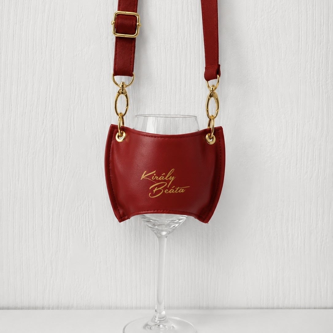 Red Vegan Wine Glass To Go_textilbor